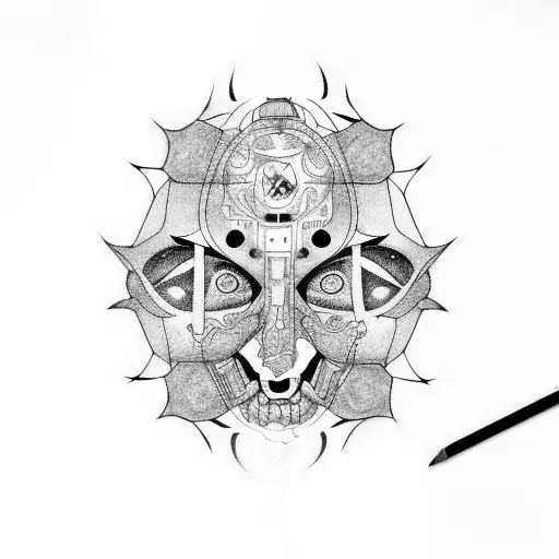 AGUST D AMYGDALA tattoo design idea