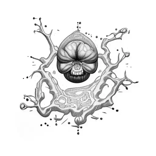 AGUST D AMYGDALA tattoo design idea