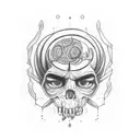 AGUST D AMYGDALA tattoo design idea