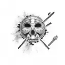 AGUST D AMYGDALA tattoo design idea