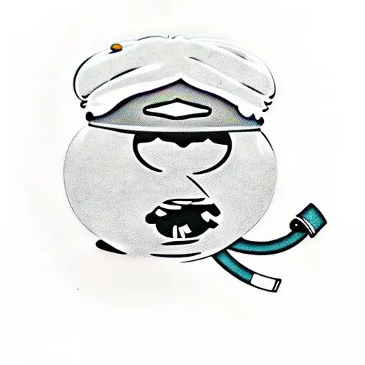 cartman, bmw e60, vape, defqon 1 tattoo design idea