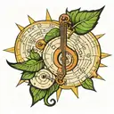 circle of fifths tattoo design idea