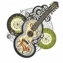 circle of fifths tattoo design idea