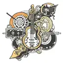 circle of fifths tattoo design idea