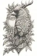 cardinal tattoo design idea