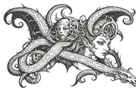 Succubus Womb Tattoo design tattoo design idea