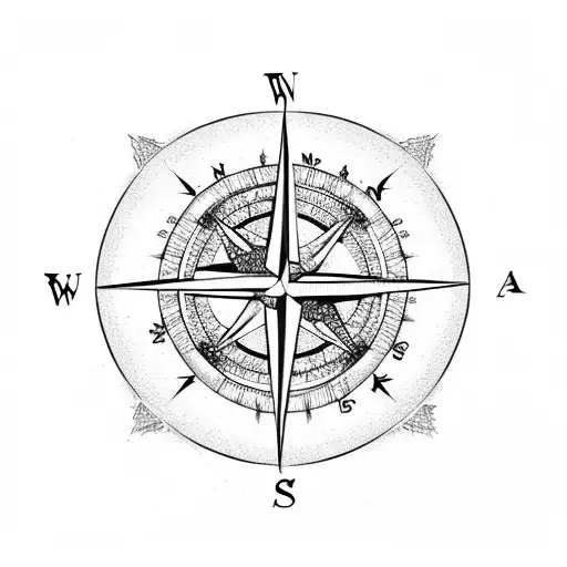 Blackwork With Arrow And Abstract Vines" Tattoo Idea BlackInk AI