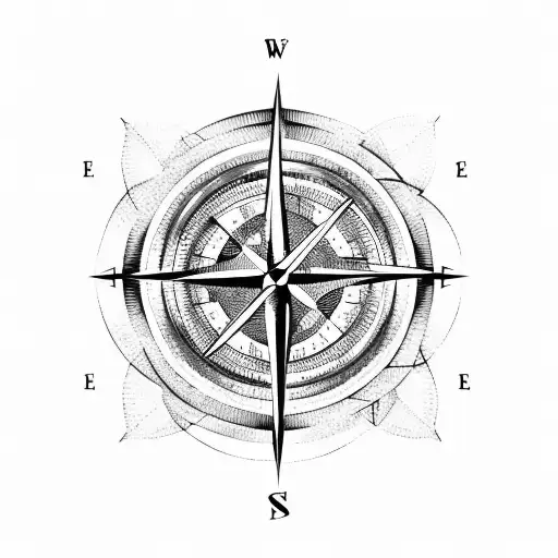 Blackwork With Arrow And Abstract Vines" Tattoo Idea BlackInk AI