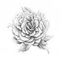 pink azaleas tattoo design idea