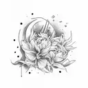 "healing hurts" azaleas tattoo design idea