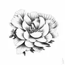 pink azaleas tattoo design idea