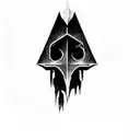 the elder scrolls logo tattoo design idea