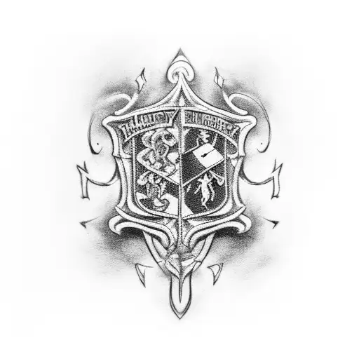 Harry Potter, Platform 9 3/4, Hogwarts, Quidditch tattoo design idea