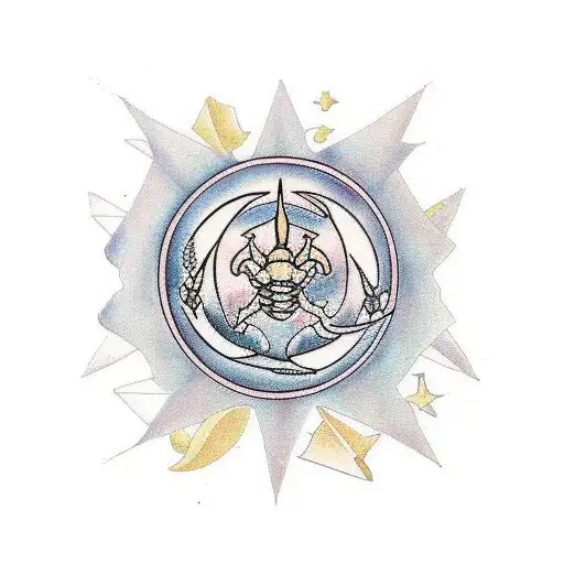 Scorpio, Capricorn, Leo, Aquarius, cancer tattoo design idea