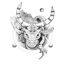 Scorpio, Capricorn, Leo, Aquarius, cancer tattoo design idea