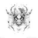Scorpio, Capricorn, Leo, Aquarius, cancer tattoo design idea