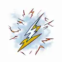 Lightning Bolt tattoo design idea