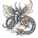 2004 R tattoo design idea