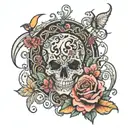 2004 R tattoo design idea