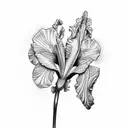 iris tattoo design idea