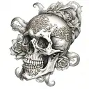 death tattoo design idea
