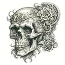 death tattoo design idea