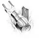 Combine Mjolnir and Thor tattoo design idea