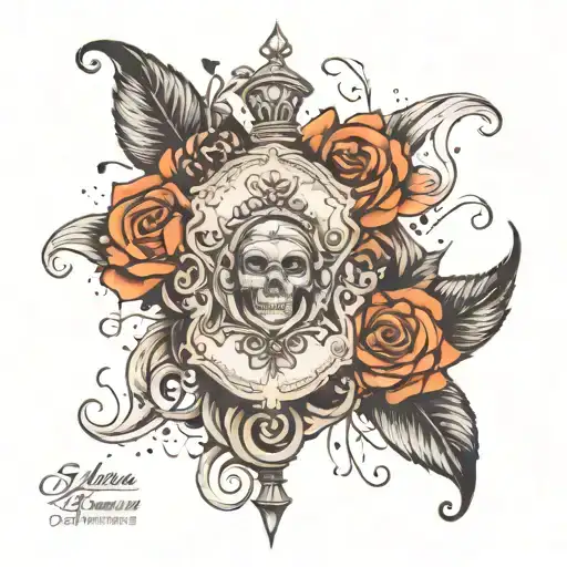 my presence is a present on the side of my arm tattoo design idea