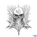 bloodborne game tattoo design idea