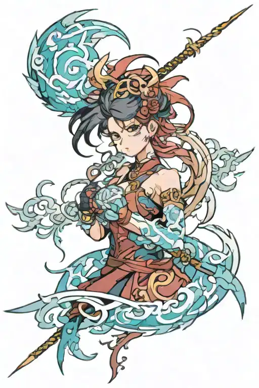 eternal qikuyemi tattoo design idea