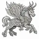 Nordic mythology tattoo design idea