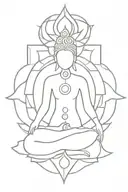 Chakra Hindu Mythology tattoo design idea