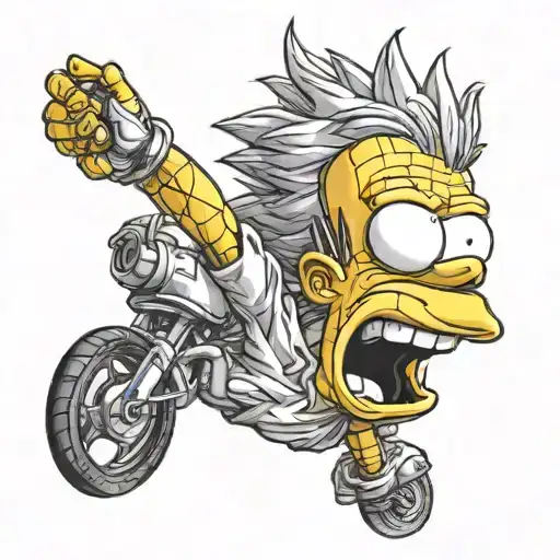 BART SIMPSON tattoo design idea