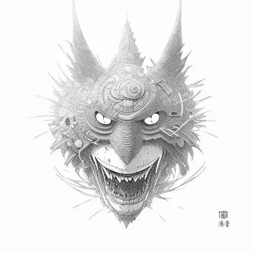 Ghibli  tattoo design idea