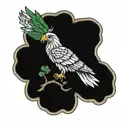 Poland eagle stoic and shamrock intertwined tattoo design idea