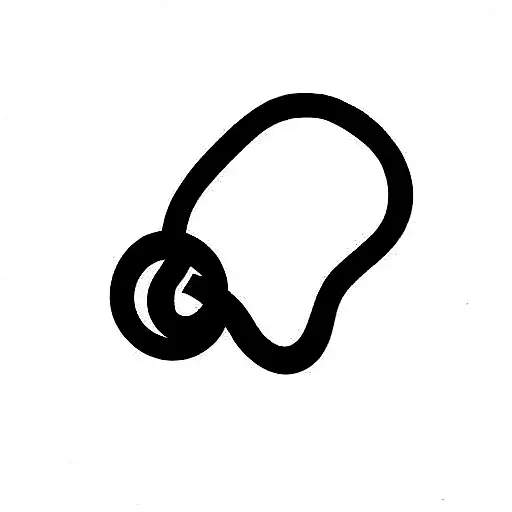 circle rope with square knot and fishing hook tattoo design idea