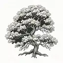tree with Alyssa Angie Anthony Arianna   tattoo design idea