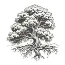 tree with Alyssa Angie Anthony Arianna   tattoo design idea