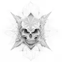 Break paradigm, celebrating atheism  tattoo design idea