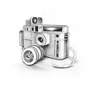 cinema camera tattoo design idea