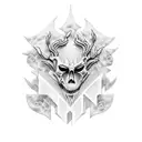 korn band tattoo design idea