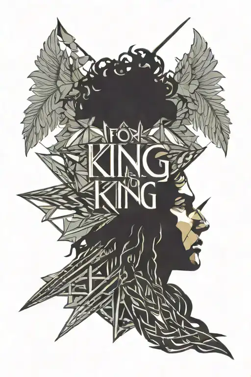 For King and Country Music Logo tattoo design idea