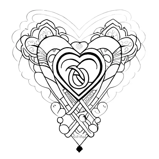 Xoxo tattoo design idea