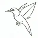 swallow flying tattoo design idea