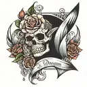 dream until it's your reality  tattoo design idea