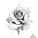 sewing machine, roses , bible , 03july  tattoo design idea