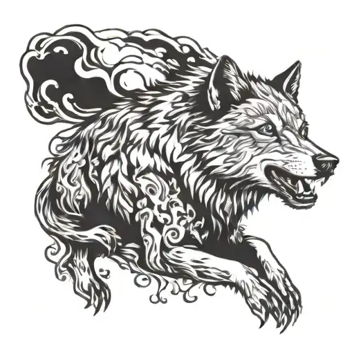 Wolf in Sheeps Clothing tattoo design idea