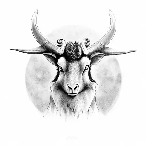 black phillip tattoo design idea