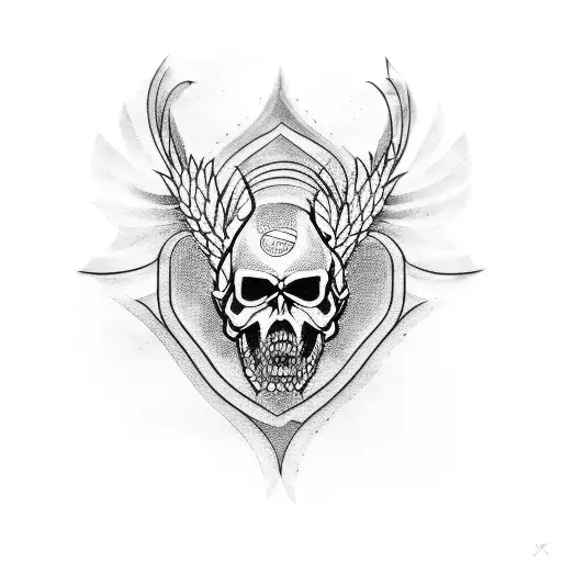 sic parvis magna  tattoo design idea