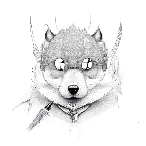 cute Westy tattoo design idea